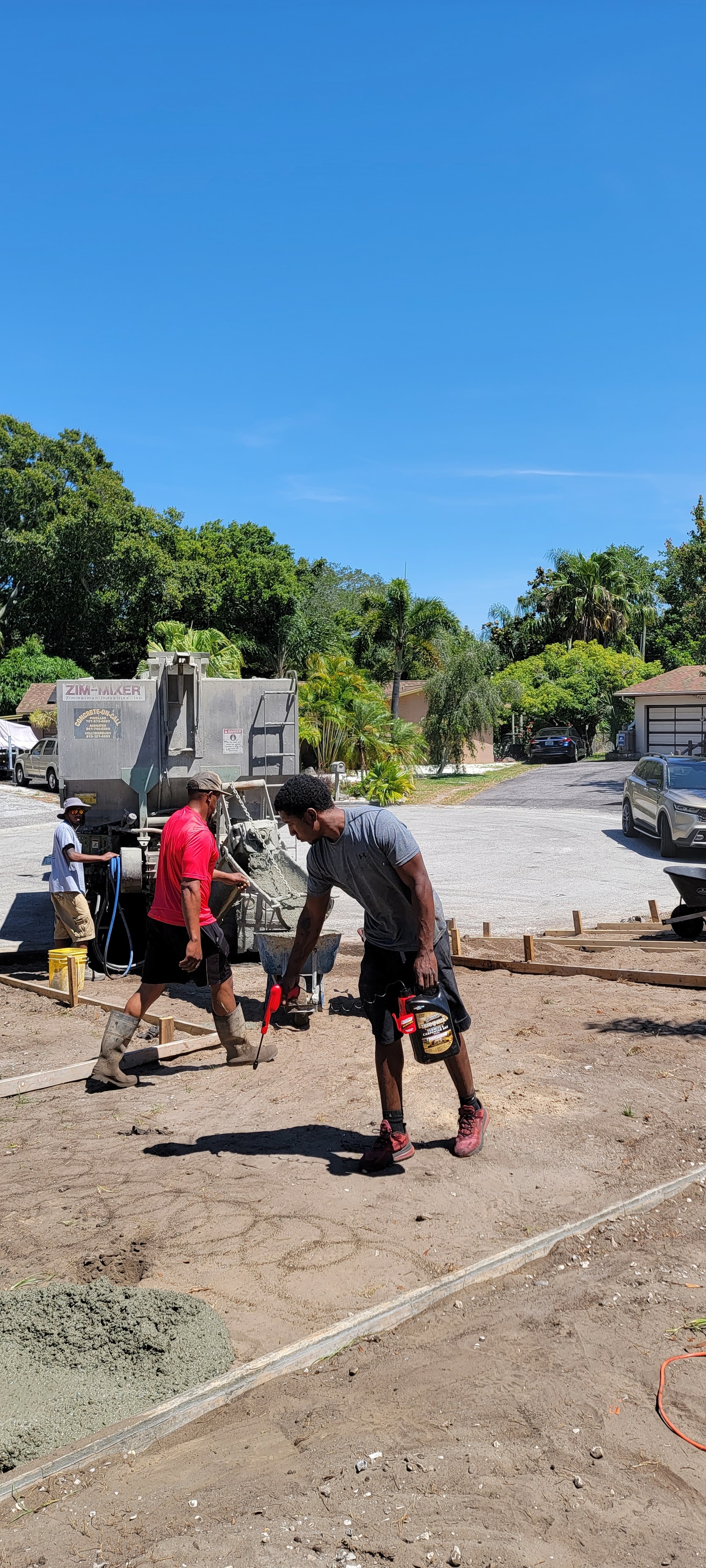 David Gilley on-site at the Rollins College renovation project, overseeing interior construction.
