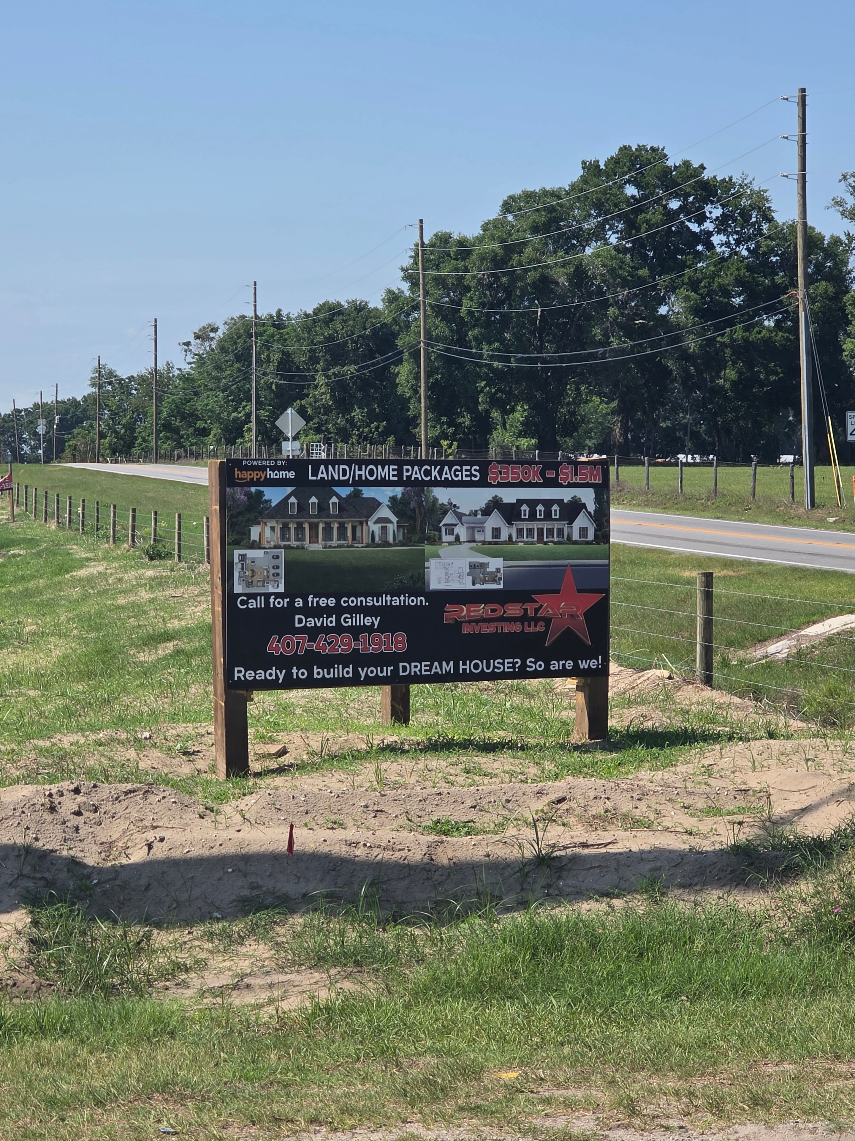 Steel beams, panels, and building materials staged in the Red Star construction yard ready for a metal building project.